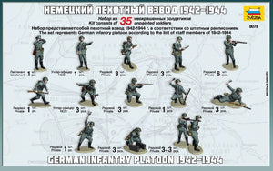 Zvezda 8078 German Infantry WWII 1/72 – zdjęcie 2