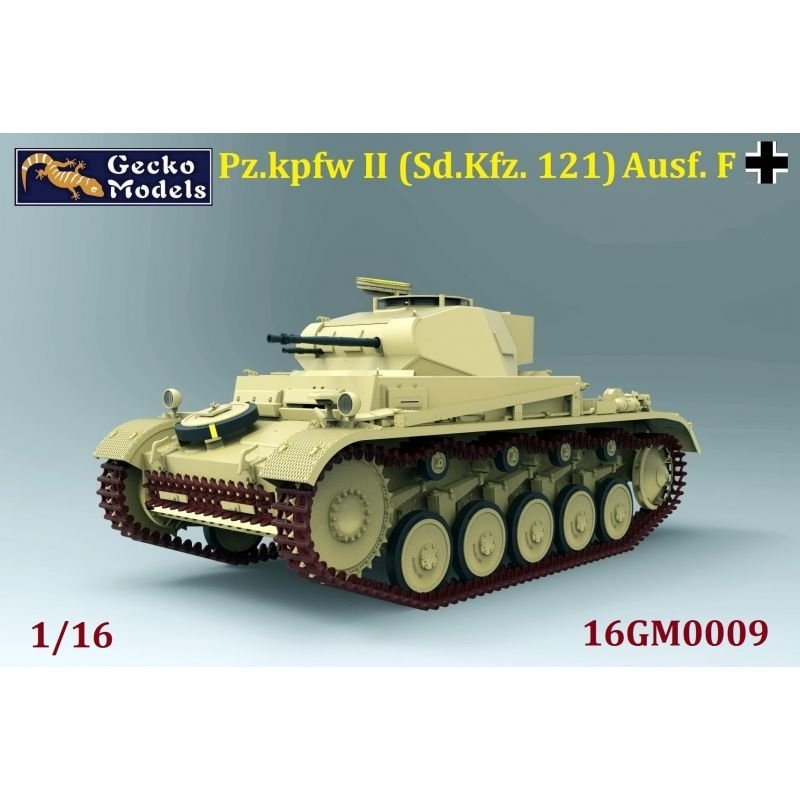 Gecko Models 16GM0009 Pz.kpfw II (Sd.Kfz. 121) Ausf. F (North Africa &amp;amp; Italian Front) 1/16 – image 2