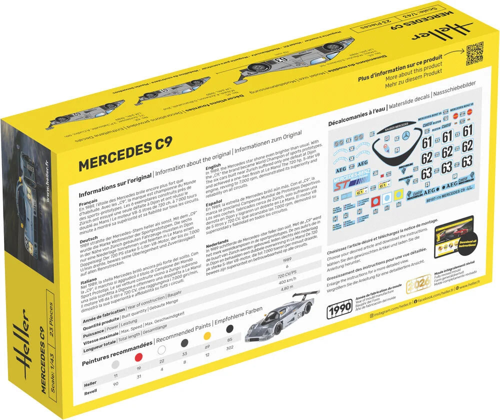 Heller 80107 Mercedes C9 1/43 – Bild 4