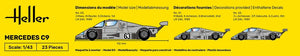 Heller 80107 Mercedes C9 1/43 – Bild 3