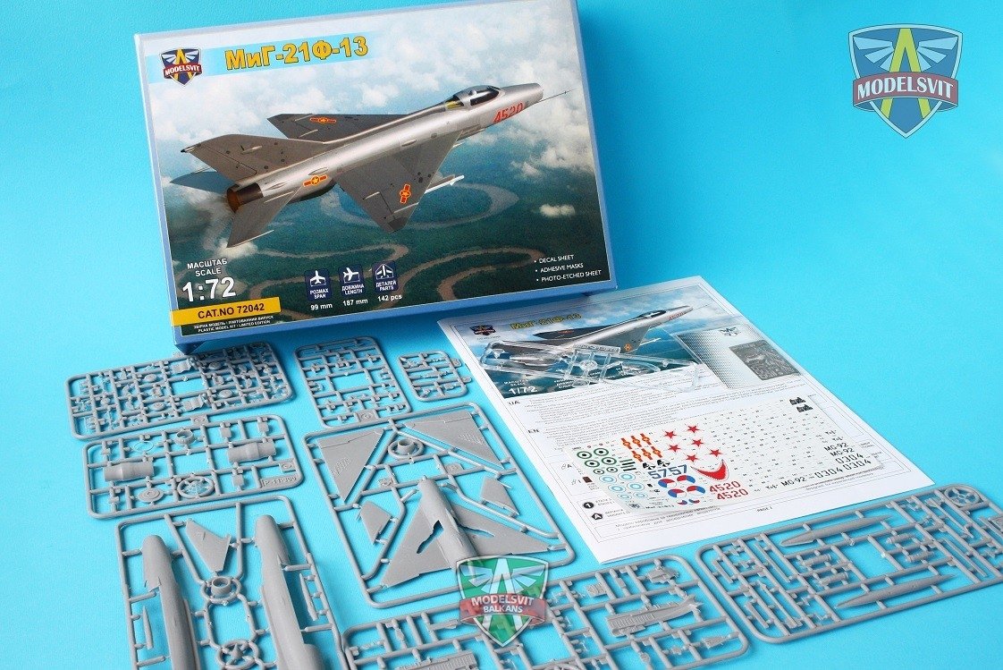 Modelsvit 72042 MiG-21 F-13 Supersonic jet fighter 1/72 – imagen 2