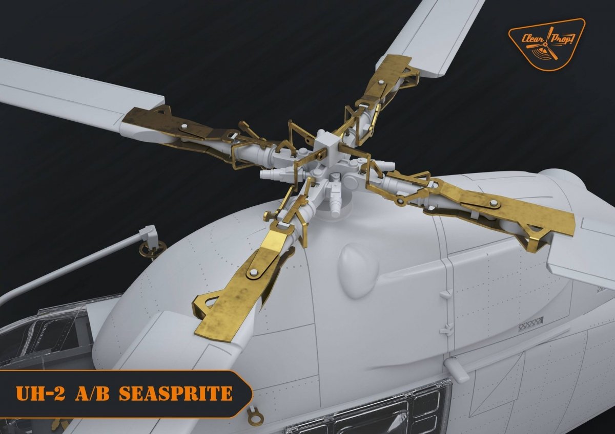 Clear Prop! CP72002 UH-2 A/B Seasprite ADVANCED KIT 1/72 – image 7