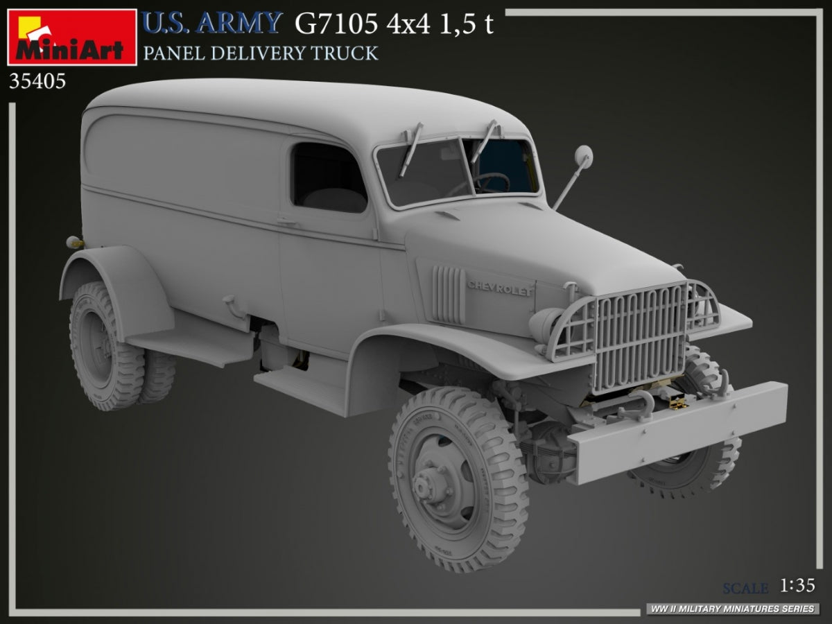 MiniArt 35405 U.S. ARMY G7105 4х4 1,5 t PANEL DELIVERY TRUCK 1/35 – imagen 21