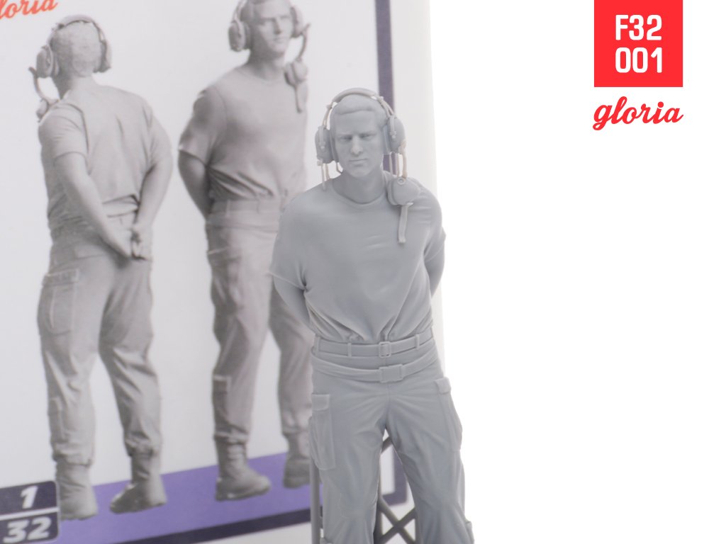 Gloria F32001 Ground Crew US Air Force vol.1 3D Printed Figures 1/32 – imagen 4