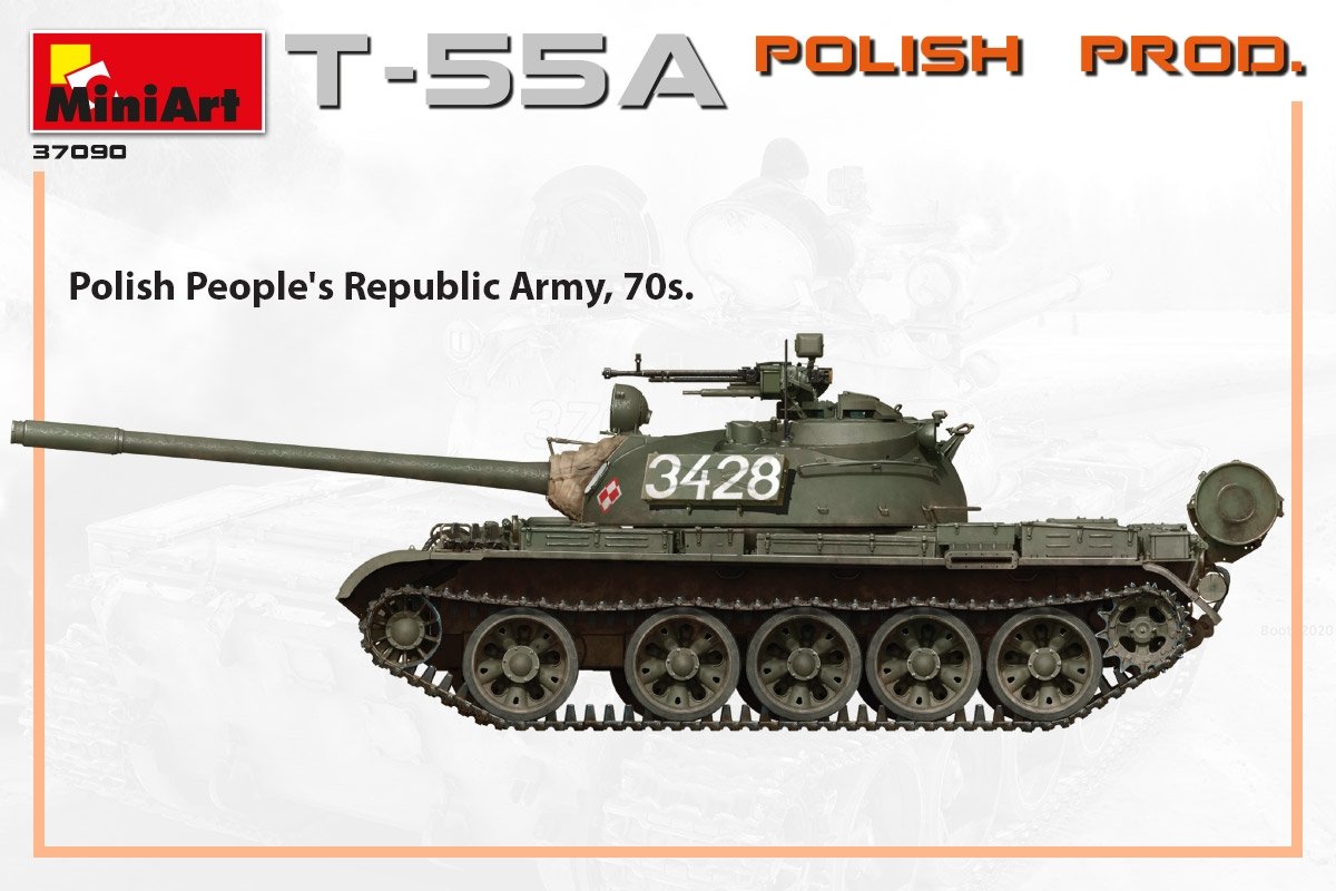 MiniArt 37090 T-55A POLISH PRODUCTION 1/35 – imagen 7