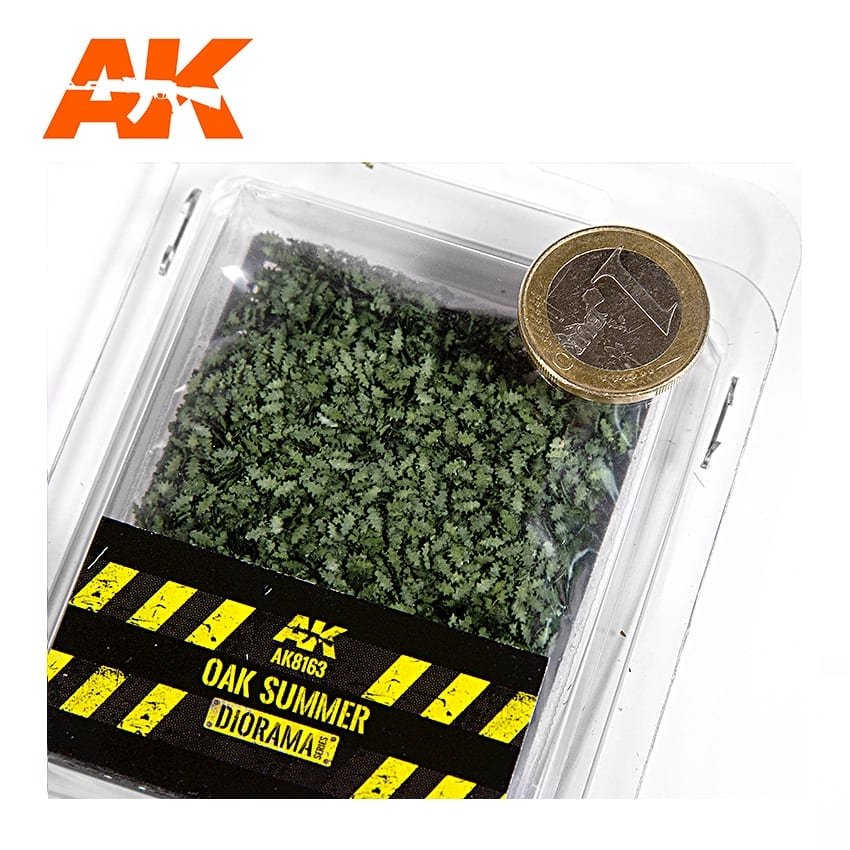 AK Interactive AK8163 OAK SUMMER LEAVES 75MM / 90MM 1/32 1/35 – immagine 2