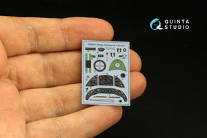 Quinta Studio QD48312 Gloster Gladiator MKII 3D-Printed &amp;amp; coloured Interior on decal paper (Roden) 1/48 – zdjęcie 3