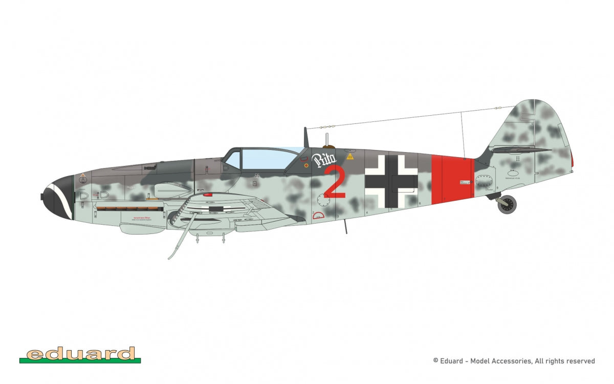 Eduard 2150 Gustav Pt.3 Dual Combo - Bf 109G-6/AS And Bf 109G-14/AS - The Limited Edition 1/72 – Bild 7