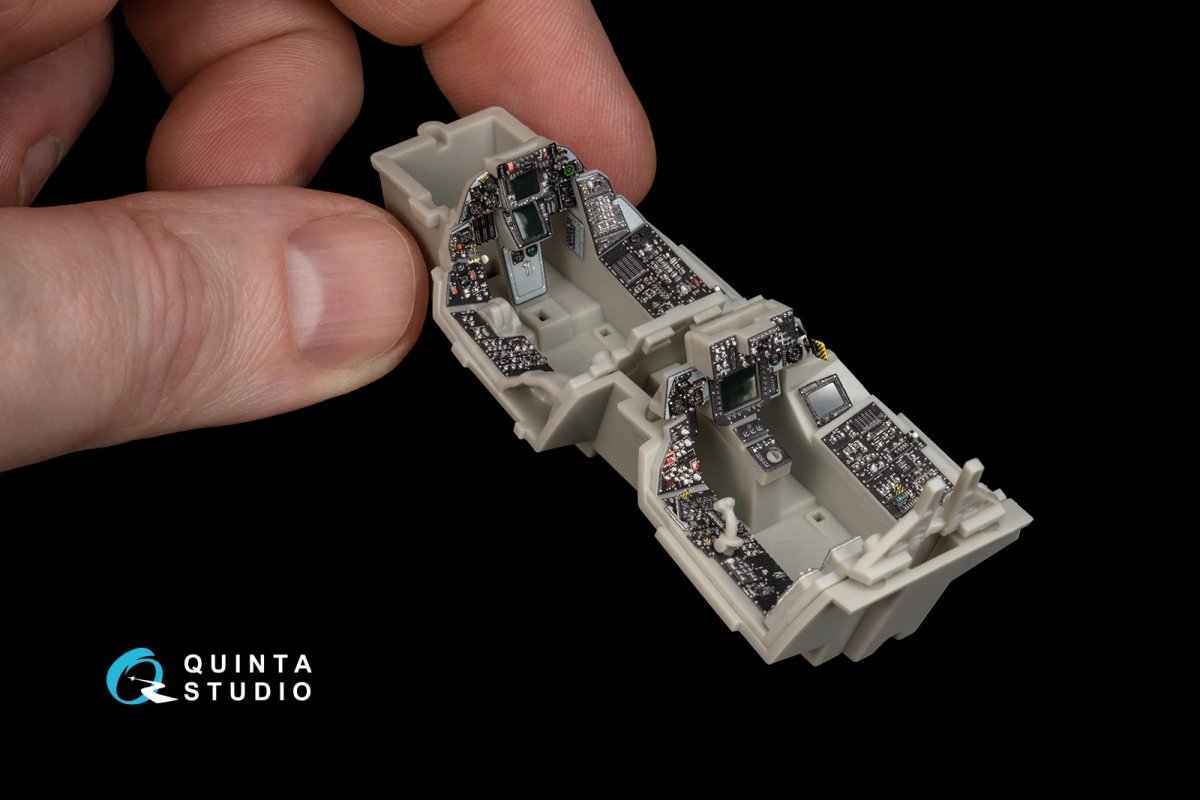 Quinta Studio QD48231 F-14A Late 3D-Printed &amp;amp; coloured Interior on decal paper (for Tamiya kit) 1/48 – imagen 4