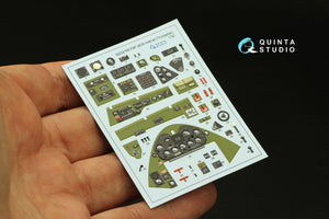 Quinta Studio QD32189 F6F-3E/N Hellcat 3D-Printed coloured Interior on decal paper (Trumpeter) 1/32 – imagen 4