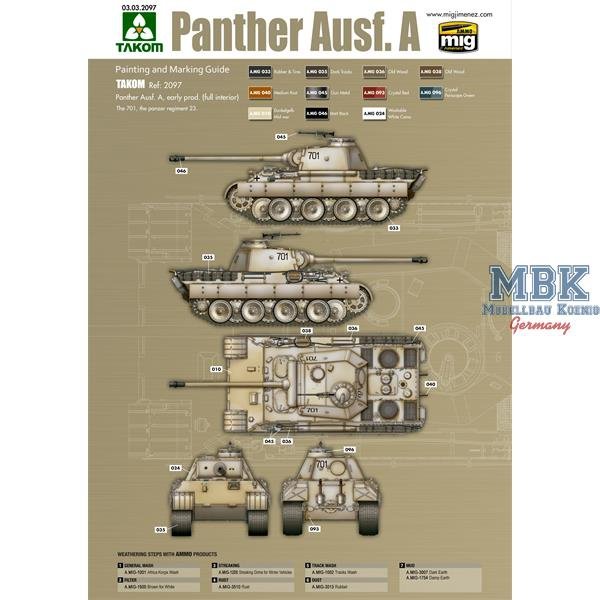 Das Werk DW35009 Panther Ausf.A début 1/35 – image 5