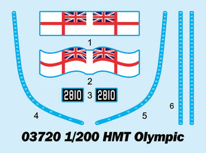 Trumpeter 03720 Olympic 1/200 – zdjęcie 4