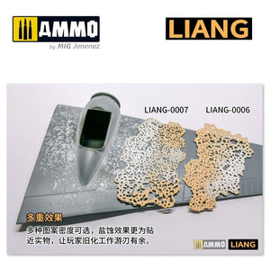 Liang 0006 Salt Weathering Effects Airbrush Stencils (Sparse) – Bild 7