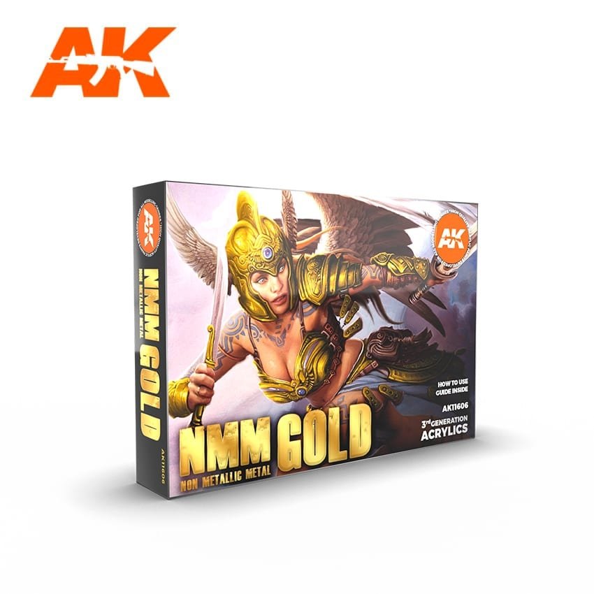 AK Interactive AK11606 NMM (Non Metallic Metal) GOLD Set 6x17 ml – imagen 2