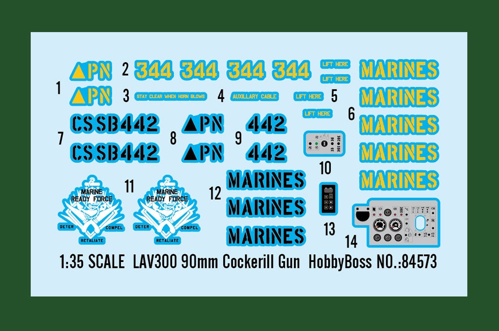 Hobby Boss 84573 LAV300 90mm Cockerill Gun 1/35 – Bild 3