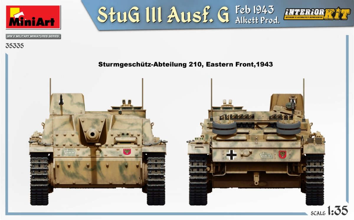 MiniArt 35335 StuG III Ausf. G Feb 1943 Alkett Prod. INTERIOR KIT 1/35 – immagine 4
