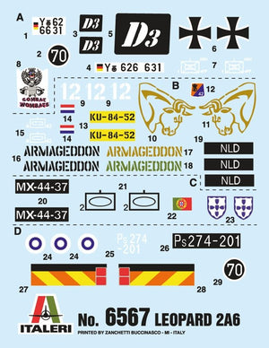 Italeri 6567 LEOPARD 2A6 1/35 – image 7