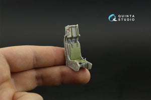 Quinta Studio QD32100 F/A-18F late / EA-18G 3D-Printed &amp;amp; coloured Interior on decal paper (Trumpeter) 1/32 – immagine 11