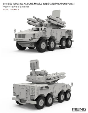 Meng 72-017 Chinese Type 625E AA Gun &amp;amp; Missile Integrated Weapon System 1/72 – Bild 2