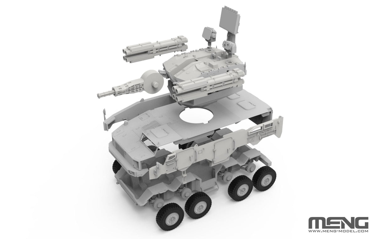 Meng 72-017 Chinese Type 625E AA Gun &amp;amp; Missile Integrated Weapon System 1/72 – Bild 3