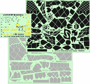 ModelMaker Decals D48157 F-16C Viper Demo Team &amp;quot;Venom” 1/48 – imagen 2