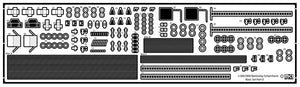 MK1 Design MD-20025 DKM Battleship SCHARNHORST VALUE PACK for Trumpeter 1/200 – immagine 17