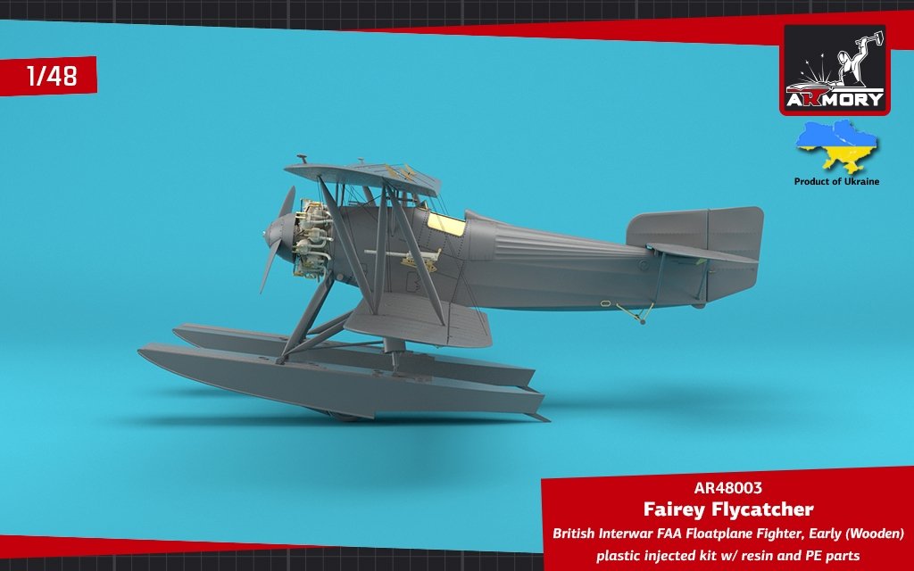 Armory Models 48003 Fairey Flycatcher British FAA Inter-War Floatplane Fighter, on Wooden Floats 1/48 – imagen 13