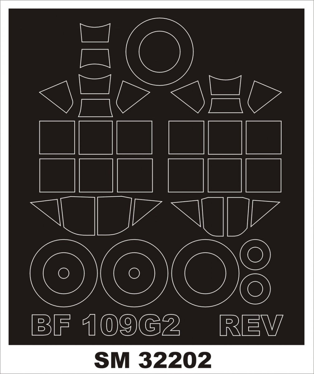 Montex SM32202 BF 109G-2 for REVELL 1/32