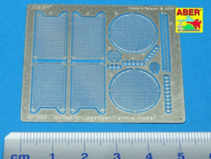 Aber 35G25 Grilles pour canon automoteur allemand Sd.Kfz.186 Jagdtiger (1/35) – image 2