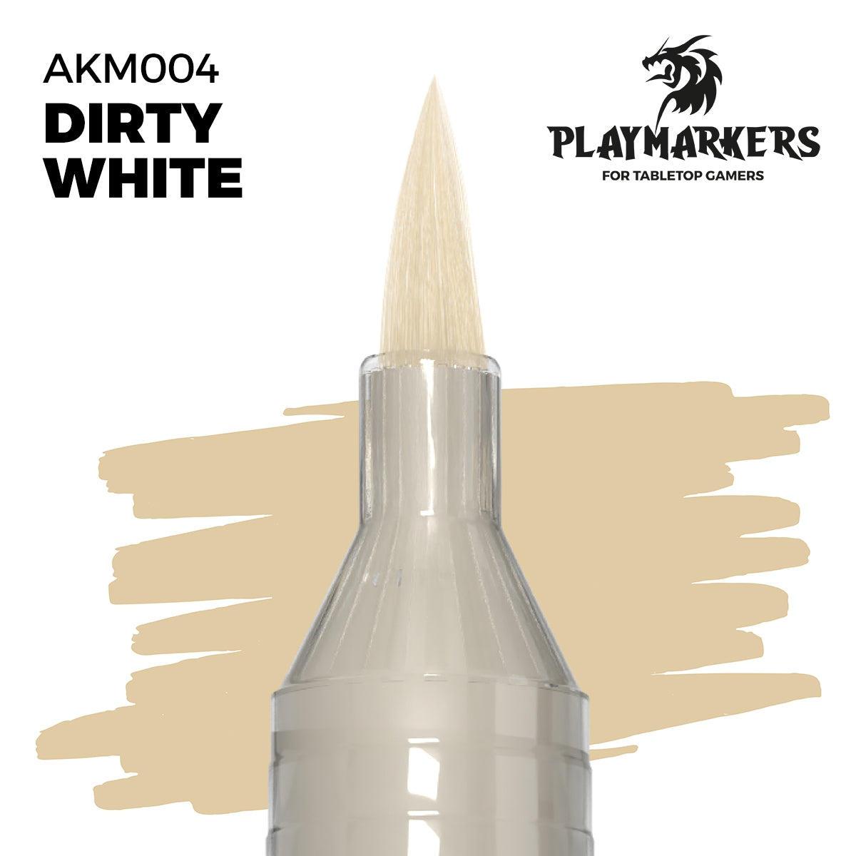 AK Interactive AKM004 DIRTY WHITE – PLAYMARKER
