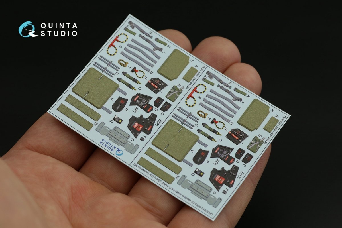 Quinta Studio QR32013 GRU-7A ejection seats F-14A/B (2 pcs) ( Trumpeter ) 1/32 – imagen 9