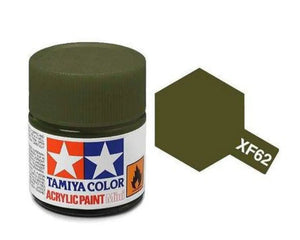 Peinture acrylique Tamiya 81762 XF62 Olive Drab 10 ml – image 2