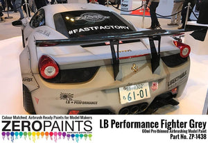 Zero Paints ZP-1438 - LB Performance Zero Fighter (Combat Style) Grey Paint (LB Works Ferrari 458, Lamborghini Aventador, Murciéelago) 60ml – imagen 4