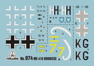 Italeri 0074 Me 410 Hornisse 1/72 – zdjęcie 3
