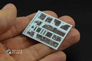 Quinta Studio QDS-32111 F/A-18A++ 3D-Printed &amp;amp; coloured Interior on decal paper (Academy) (Small version) 1/32 – zdjęcie 3