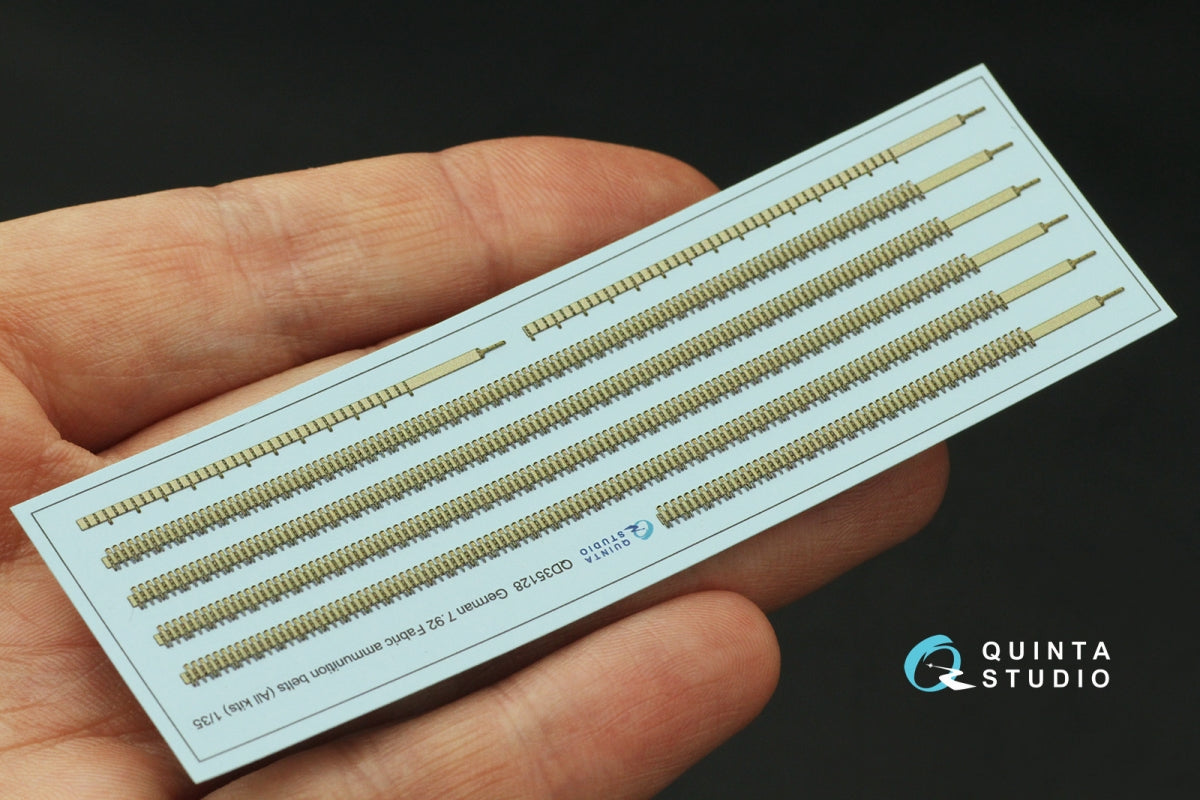 Quinta Studio QD35128 German 7.92 Fabric ammunition belts (All kits) 1/35 – Bild 3