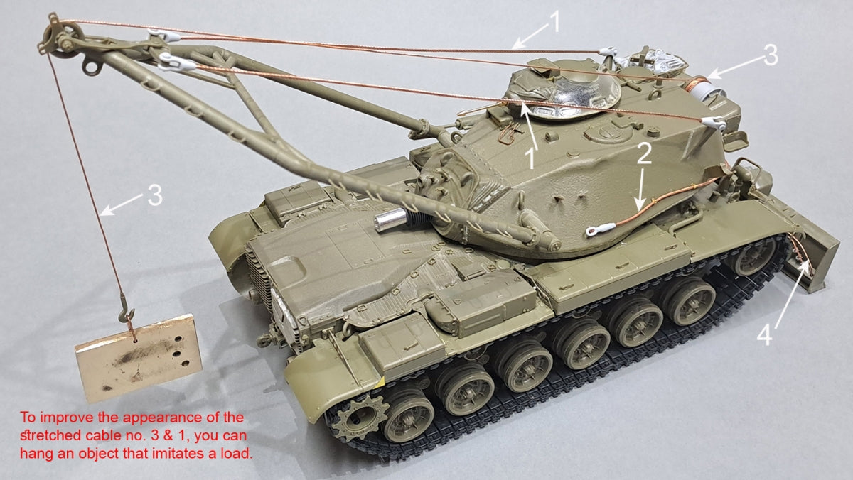 Eureka XXL ER-3572 Zestaw waloryzacyjny do M728 Combat Engineer Vehicle dopasowany do AFV Club 35254 / Upgrade kit for the M728 Combat Engineer Vehicle fit to AFV Club 35254 1/35 – imagen 6