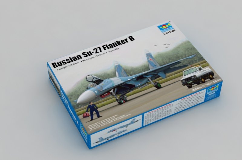 Trumpeter 03909 Russian Su-27 Flanker B 1/144 – imagen 2