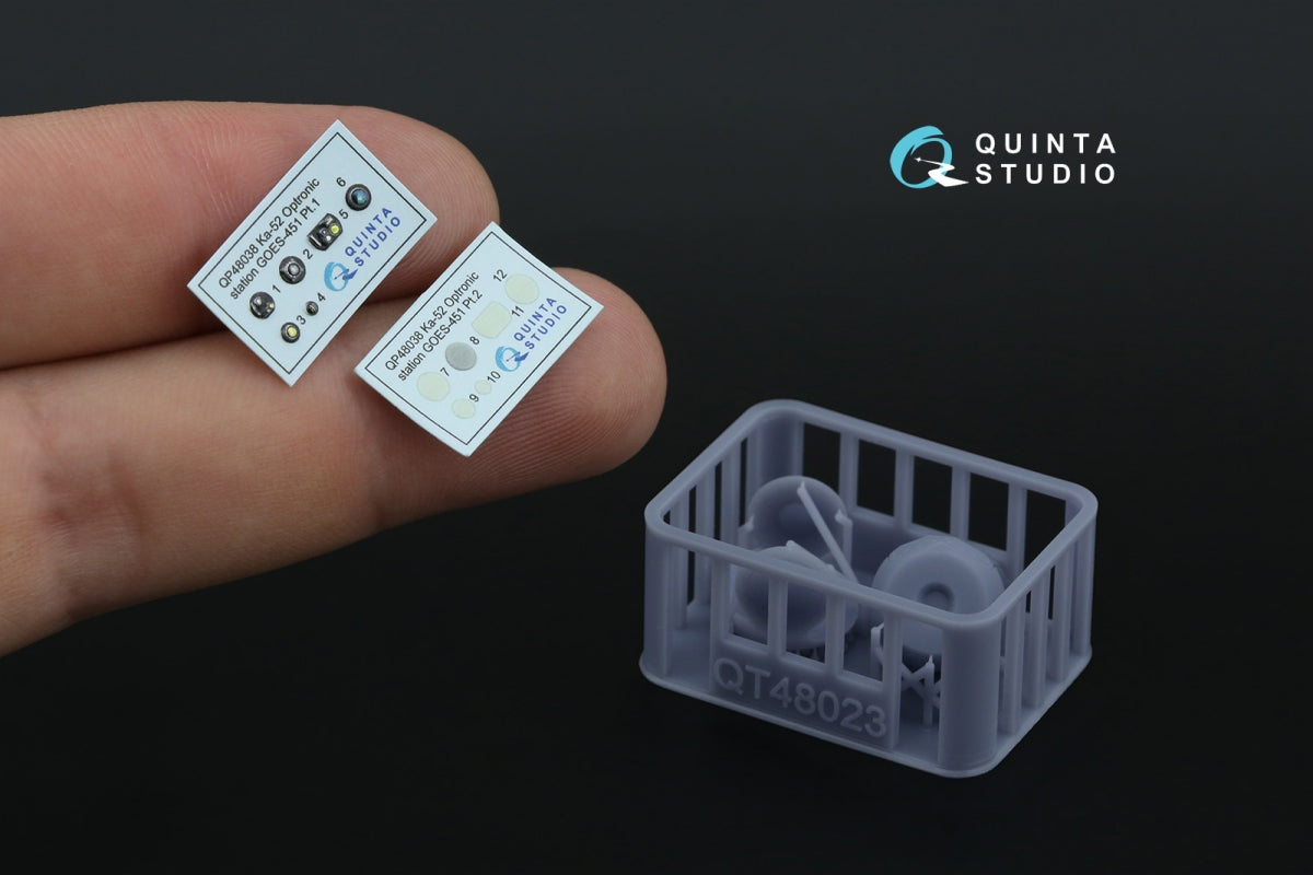 Quinta Studio QP+48038 Ka-52 Optronic station GOES-451 (Zvezda) 1/48 – imagen 7