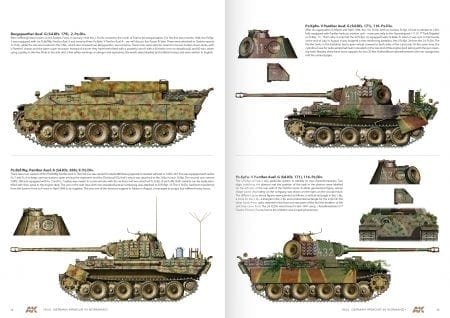 AK Interactive AK916 1944 GERMAN ARMOUR IN NORMANDY – CAMOUFLAGE PROFILE GUIDE – Bild 5