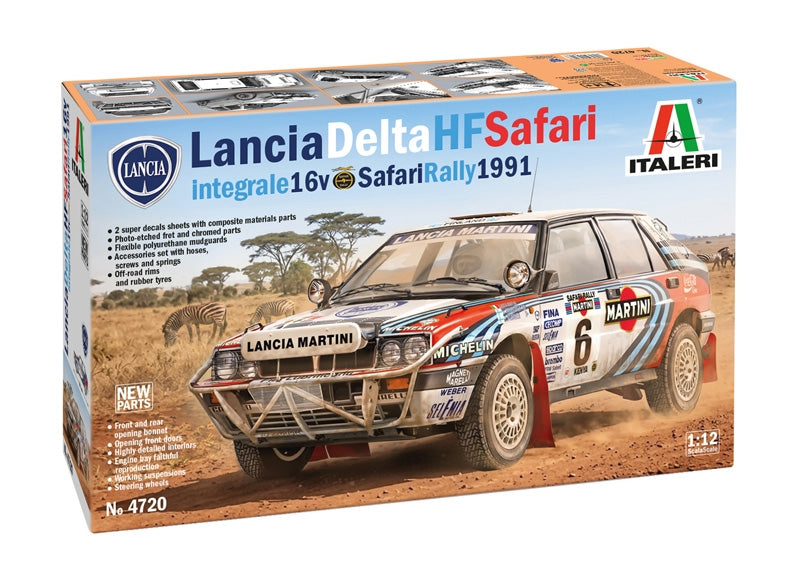 Italeri 4720 Lancia Delta HF Integrale 16v Safari Rally 1991 1/12