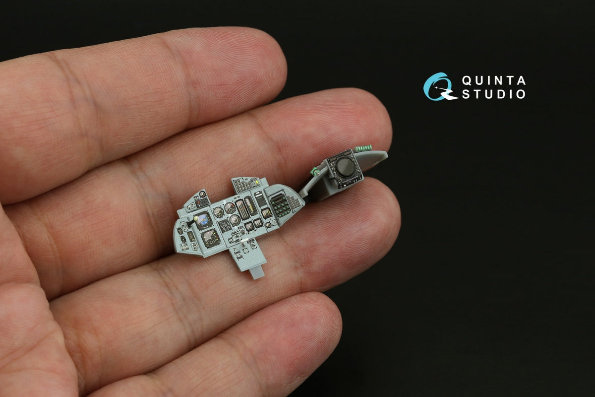 Quinta Studio QD48573 MiG-31M 3D-Printed &amp;amp; coloured Interior on decal paper (Hobby Boss) 1/48 – immagine 9