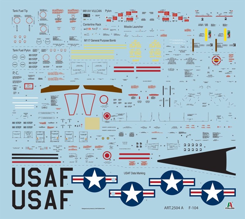 Italeri 2504 F - 104 A/C STARFIGHTER 1/32 – image 3