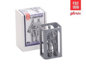 Gloria F32006 F-35A Pilot US Air Force 3D Printed Figures 1/32 – Bild 3