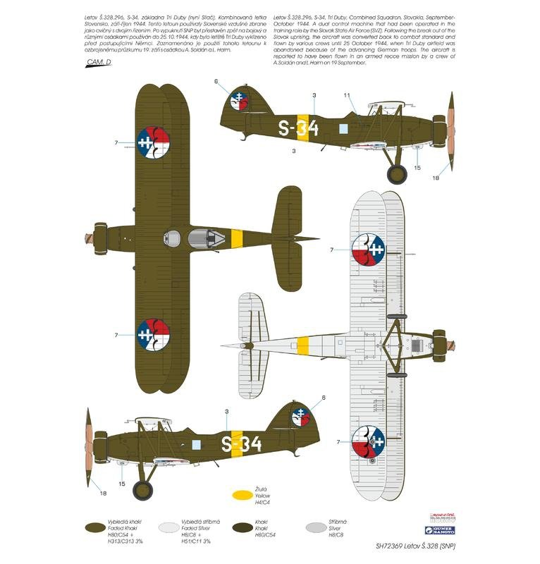 Special Hobby 72369 Letov S.328 Slovak National Uprising 1/72 – zdjęcie 12