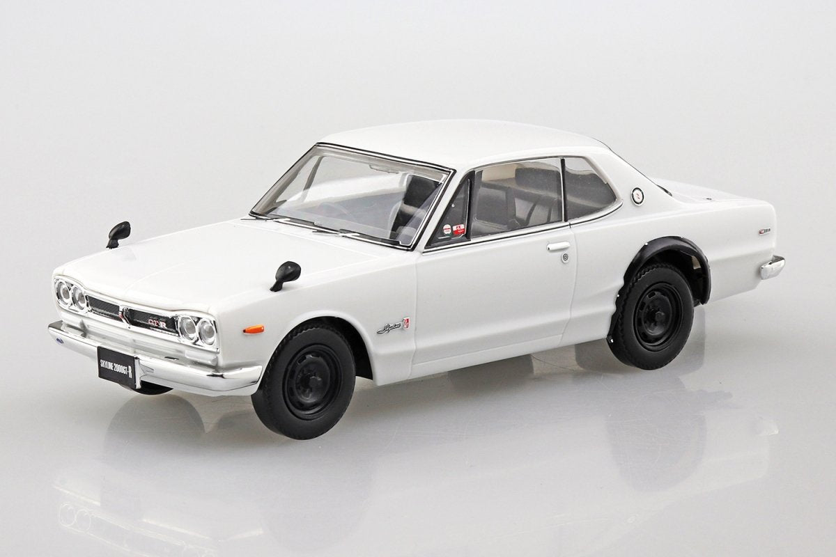 Aoshima 05883 Nissan Skyline 2000 GT-R (White) 1/32 – imagen 2