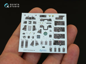 Quinta Studio QD48070 F-14D 3D-Printed &amp;amp; coloured Interior on decal paper (for Tamiya kit) 1/48 – imagen 2