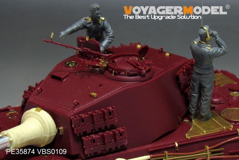 Voyager Model PE35874 WWII German King Tiger (Hensehel Turret) for MENG 1/35 – zdjęcie 13