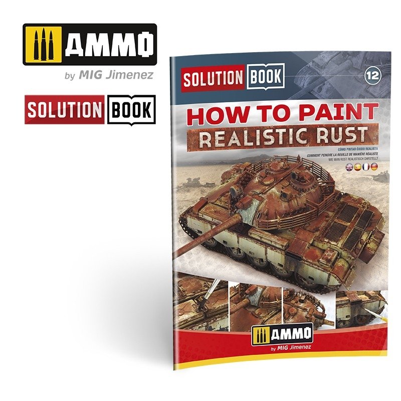 AMMO of Mig Jimenez 7719 SOLUTION BOX - Realistic Rust – zdjęcie 2