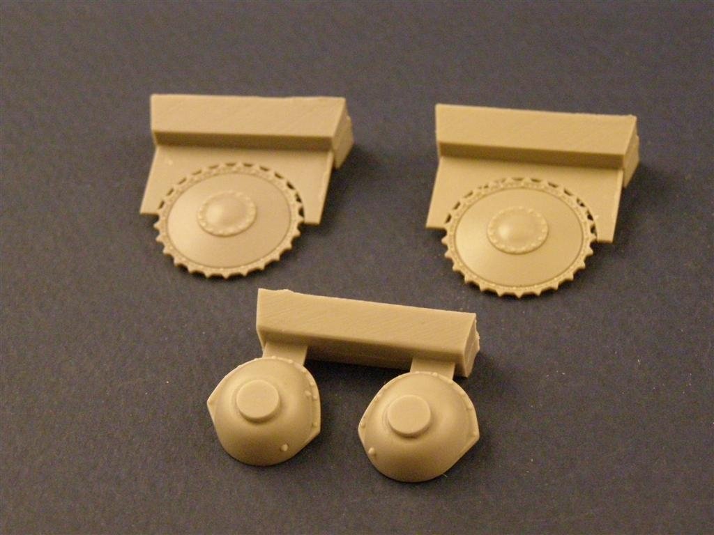 Panzer Art RE35-033 Drive wheels with transmission for Panzer II tank 1/35 – imagen 2